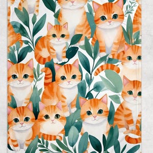 Couverture de chat pour les amoureux des chats, couverture pelucheuse douillette, cadeau sur le thème du chat, cadeau pour le lecteur, maman ou papa chat, cadeau pour propriétaire d'animal de compagnie