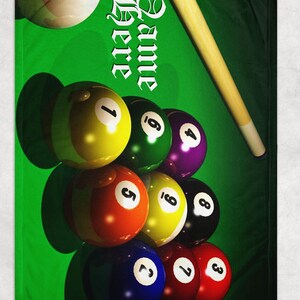 Billiards Blanket - Snooker Throw Blanket - Billiards Fleece Blanket - Snooker Adult Kid Blanket - Billiards Gifts Her Him