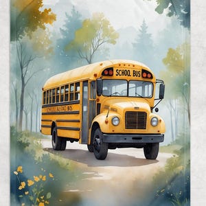 School Bus Blanket, Cozy Blanky, Best Gift for Back to School, Birthday Gift for Best Friend, Students, Parents, Kidsroom Décor