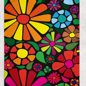 Groovy Flower Blanket