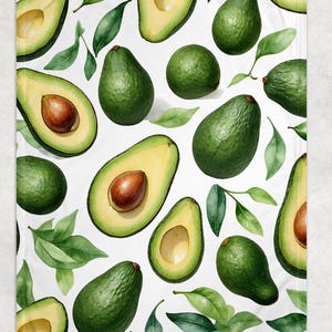Avocado Fruit Blanket / Avocado Fleece Blanket / Avocado Throw blanket / Avocado Cozy Blanket / Avocado Adult Blanket / Avocado Kid Blanket