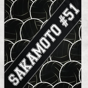 Volleyball Blanket - Personalized - Gift for Volleyball Players