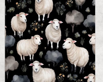 Sheep Fleece Blanket - Lamb Fleece Blanket