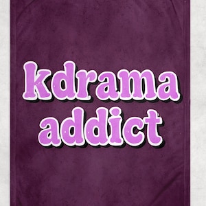 Korean Drama Food Blanket | In My K-Drama Era | Fleece Blanket | Soju | Korean Gift for Her | Kdrama Lover | Bestie Chingu Gift