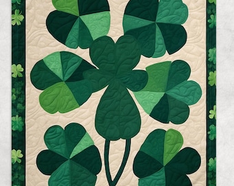 Irish Shamrock Blanket, St Patrick's Blanket, Irish Gifts, Soft Cozy Throw Blankets, Irish Sayings Blanket, Green Clover, Leaf Clover Irish