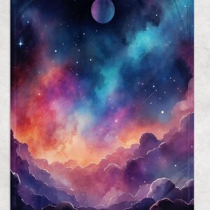 Pillars of Creation Blanket | Science Lover Gift | Soft Blanket | Outer Space Blanket | Valentines Gift | Birthday Gift | Star Blanket