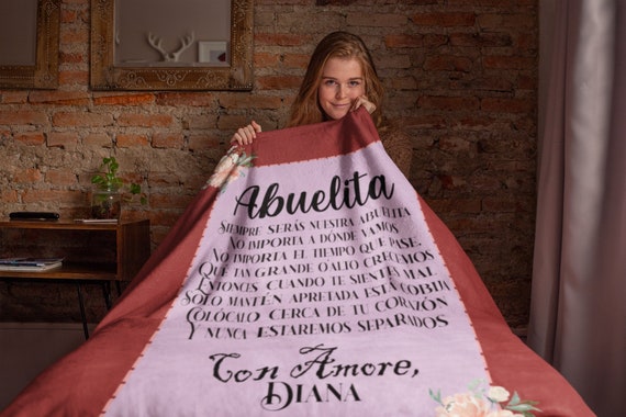 Personalized blankets for grandma deals