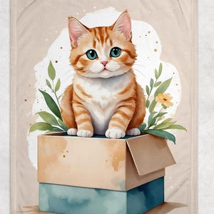 Niedliche Katzendecke Fleece-Decke für Katzenliebhaber Niedliche Katzen Fleece-Decke Minky-Decke Katzenmama Decke Katzenmama Geschenk Katzenwurf