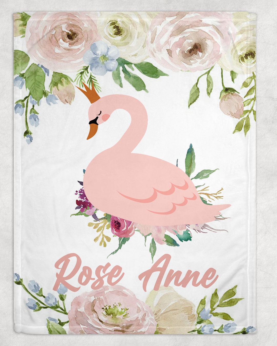 Swan blanket baby hotsell