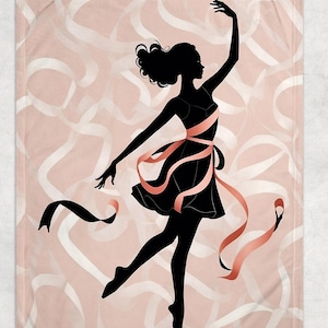 Dance Blanket Dance Gift for Girls Gift for Dancer Gift for Dance Teacher Dance Team Gifts for Girls Home Décor