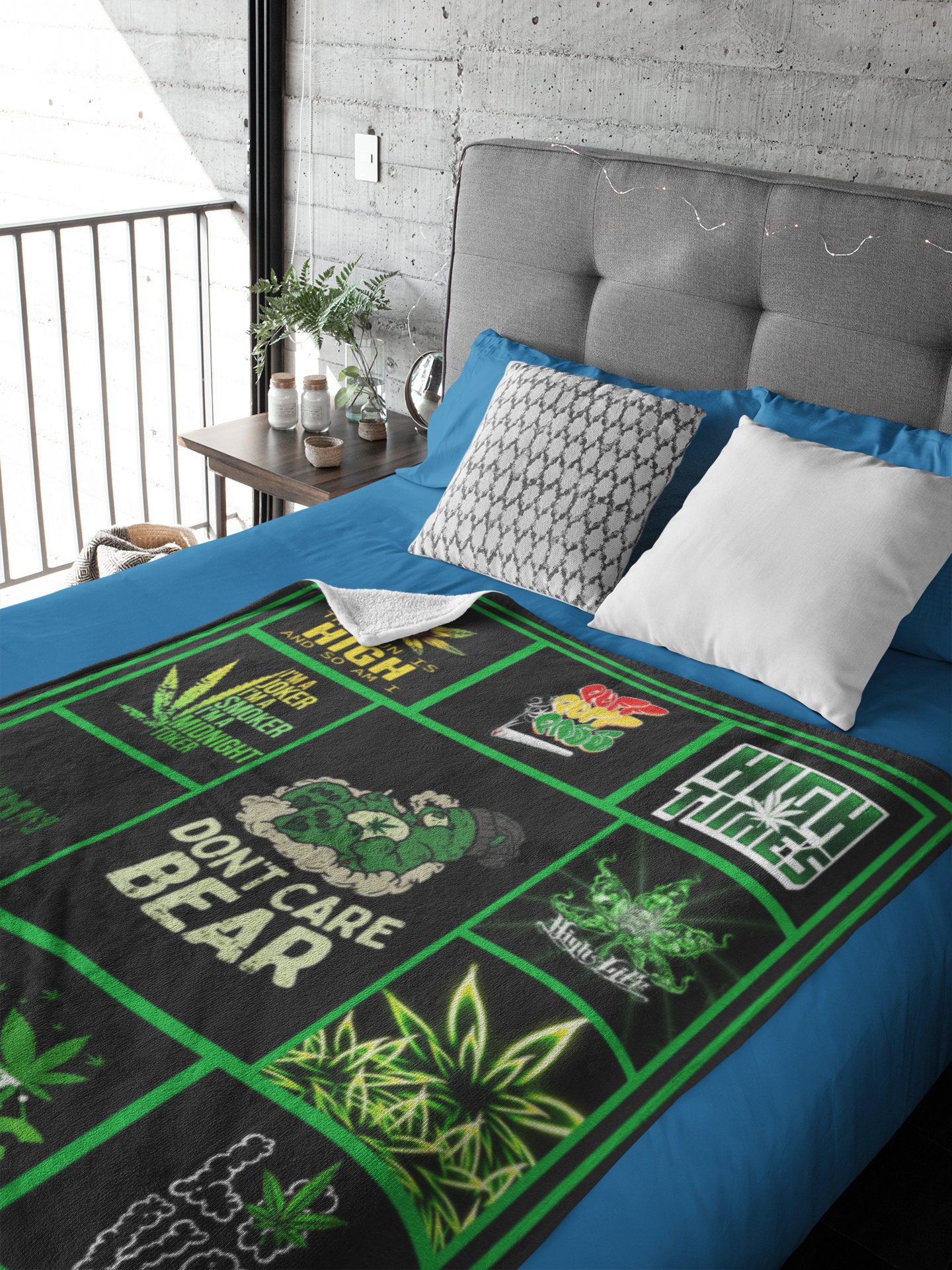 ウィード愛好家用ブランケット、マリファナ用ブランケット、大麻用