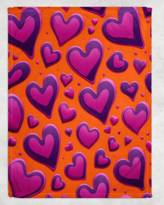 LOVE Blanket Throw - Etsy
