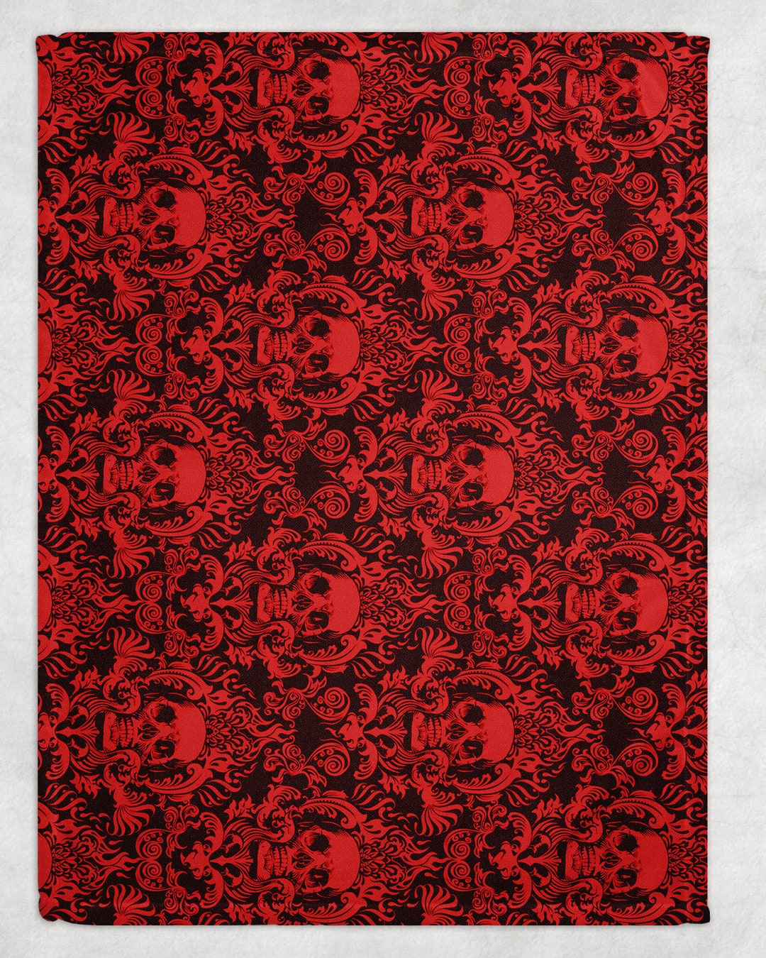 Skull Halloween Blanket Skull Blanket Black Home Decor Gift Etsy