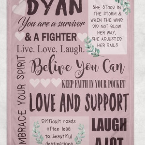 Cancer Awareness, You Got This Blanket, Comfort Blanket, Cancer Survivor, Comfy Blanket, Get Well Blanket