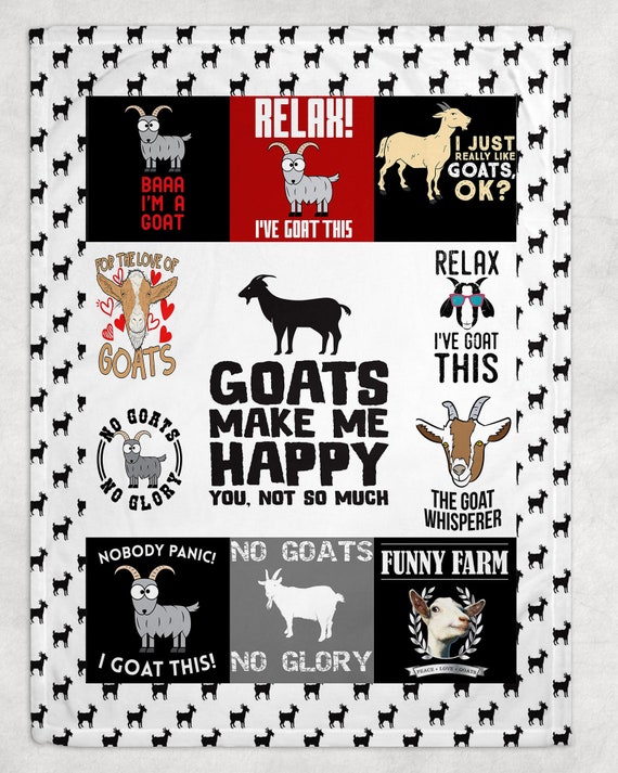 Goat fleece blanket sale
