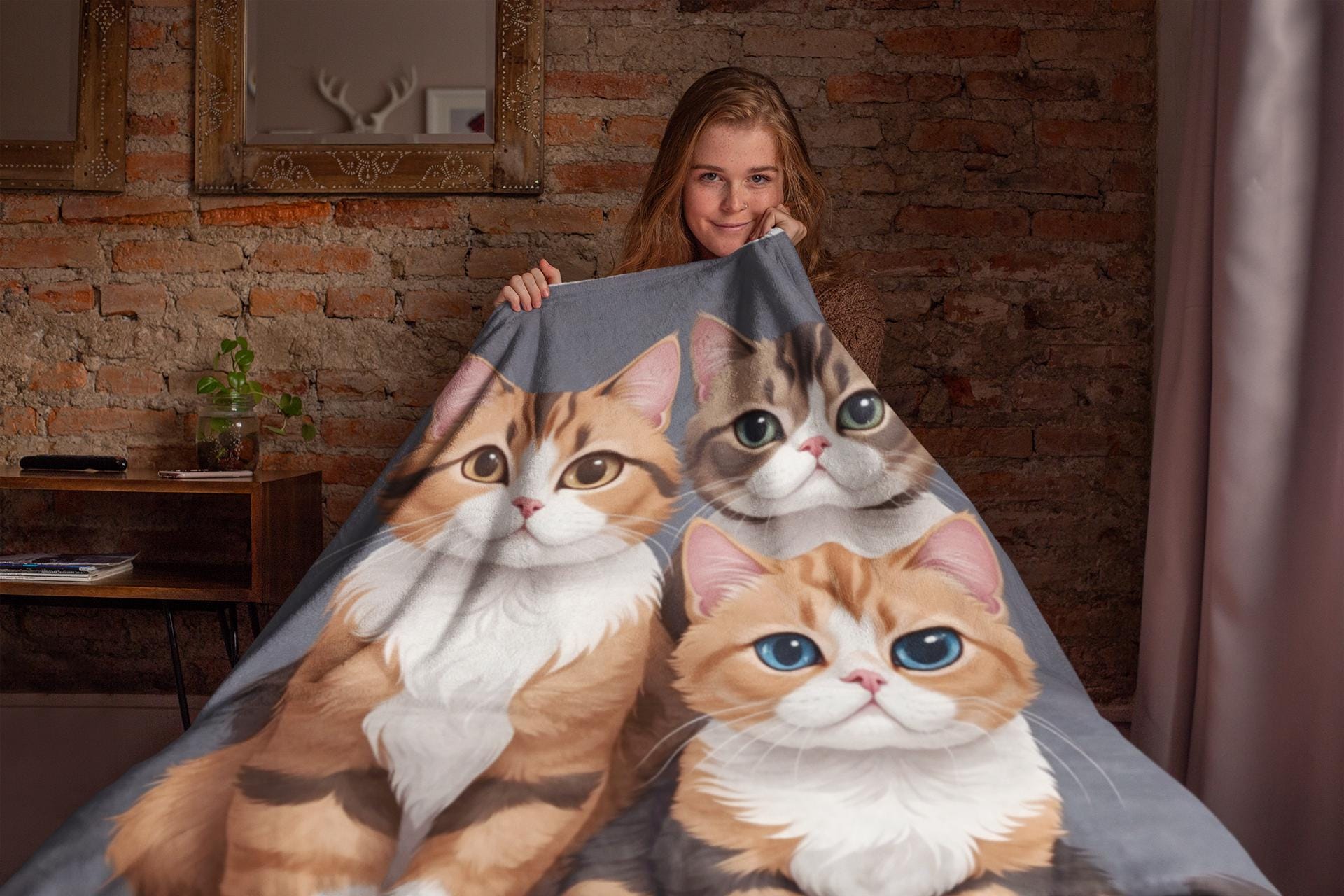 Enthusiasm Katzen-Mam-Decke, Katzenliebhaber-Gesche Produktbild-Vorschau 10