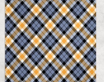 Buffalo plaid blanket, navy and gold plush fleece, soft and cozy plush fleece, warm plush fleece, navy and gold Buffalo plaid throw