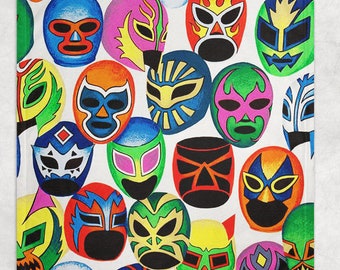 Lucha Libre Fleece  Blanket