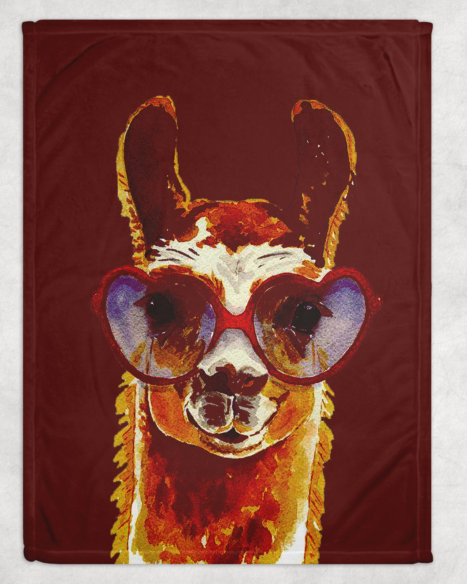Llama plush blanket new arrivals