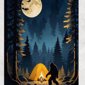 Coperta Bigfoot, Coperte per bambine e bambini, Coperta come regalo, Coperta di compleanno, Coperta di Natale