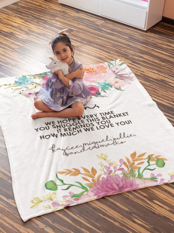 How much is a blanket with a picture on it hot sale