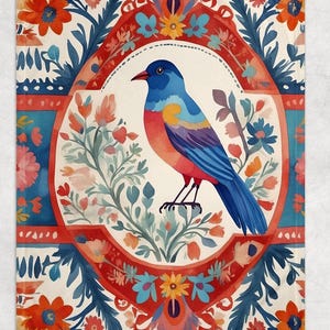 Ukrainian slavic throw blanket gifts | folk art | home decor