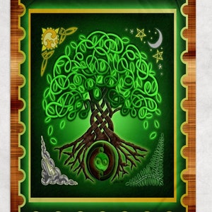 Irish Tree Of Life Blanket, Celtic Blanket, Blanket For Gift, Christmas Blankets