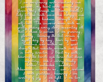 Positive Affirmation Blanket | Success | Grateful Quotes | Morning Motivation | Daily Meditation | Self-Empowerment | Cozy Healing Throw