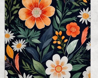 Moody Floral: Dark Academia Cottagecore Cozy Fall
