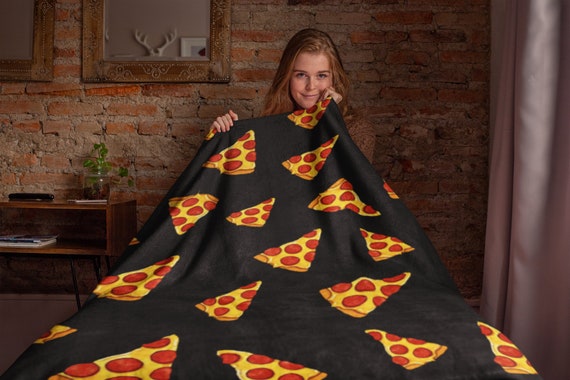 Pizza Blanket Pizza Throw Blanket Pizza Fleece Blanket Pizza