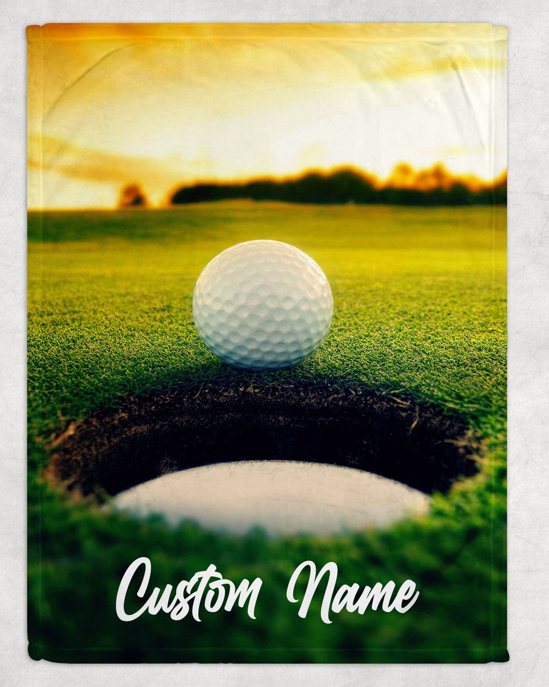 Golf Blanket Golfer Throw Blanket Golfing Fleece Blanket Golf Adult Kid