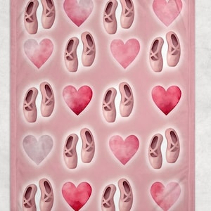 Dance Baby Blanket - Dance Baby Blanket - Baby Blanket - Ballerina - Dance - Ballet