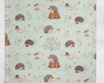 Hedgehog Blanket Hedgehog Throw Blanket Hedgehog Fleece Blanket Hedgehog Kid Blanket Hedgehog Adult Blanket Etsy