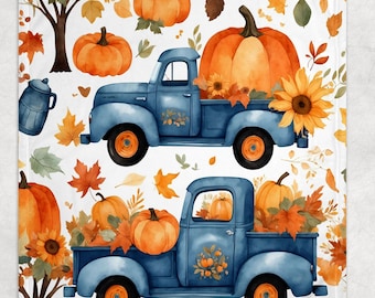 fall farmhouse blanket custom autumn blanket fall retro blanket autumn throw blanket fall decor throw cozy cute fall blanket