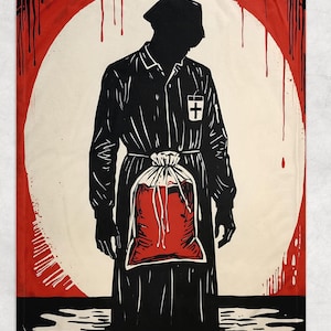 Blood Bag Demon Blanket