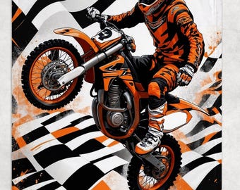 Motocross Blanket | Premium Dirt bike blanket