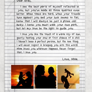 Carta de amor personalizada y regalo de manta con imagen / Ponga su propia imagen y texto en su manta / Regalo personalizado para mamá papá / Regalo de boda