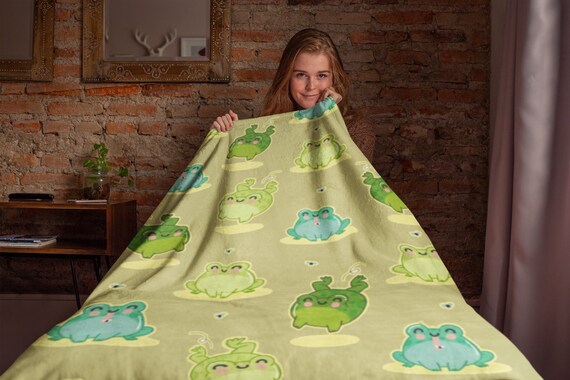Frog fleece blanket shop