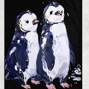 Just A Girl Who Love Penguins Blanket, Blanket For Gifts, Family Throw Blanket - Blankets for girls and boys