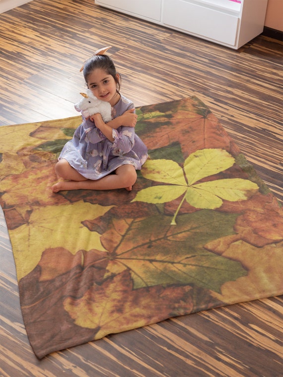 Fall fleece throw blanket hotsell
