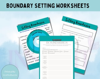 Boundary Setting Worksheets