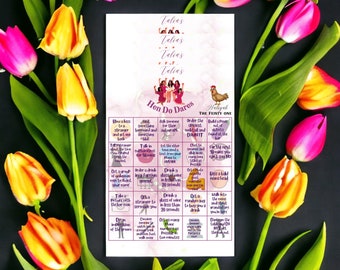Personalised Hen Do Bingo for Bridal Party