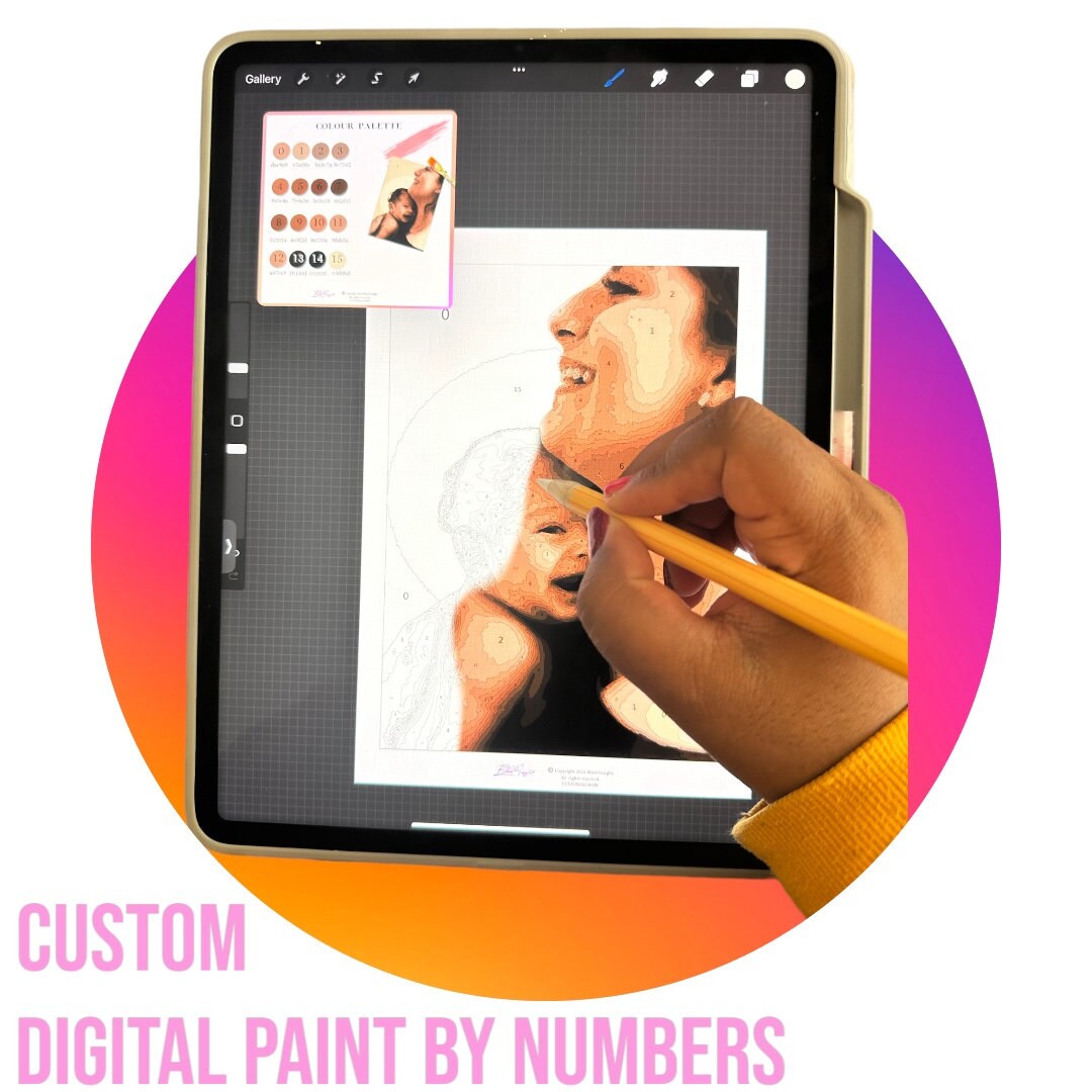 Paint by Numbers Canvas / Custom Paint by Number Kit / Paint Your