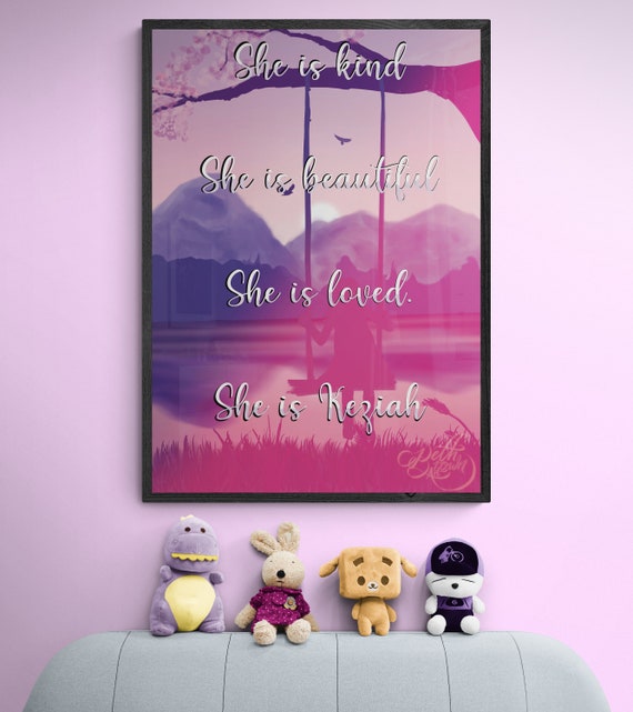 Positive Affirmations Print for Kids gift for daughter Teenage Girl Room Decor Empowering gift for her Teenager wall Decor Personalised Positive Affirmations Print for Kids gift for daughter Teenage Girl Room Decor Empowering gift for her Teenager wall Decor Personalised