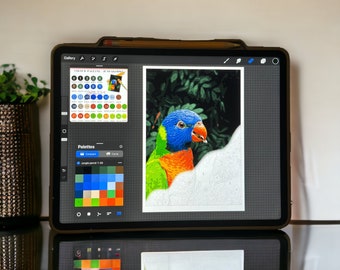 Jungle Parrot Digital Paint by Numbers Kit,m