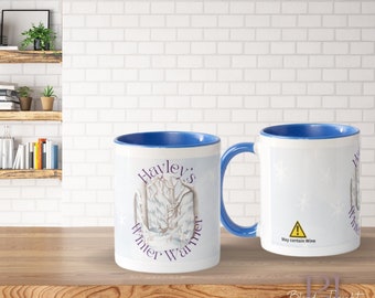 Personalised Winter Warmer Mug, Funny Mug for Adults