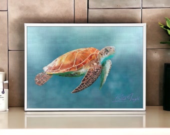 Large Sea Turtle Painting