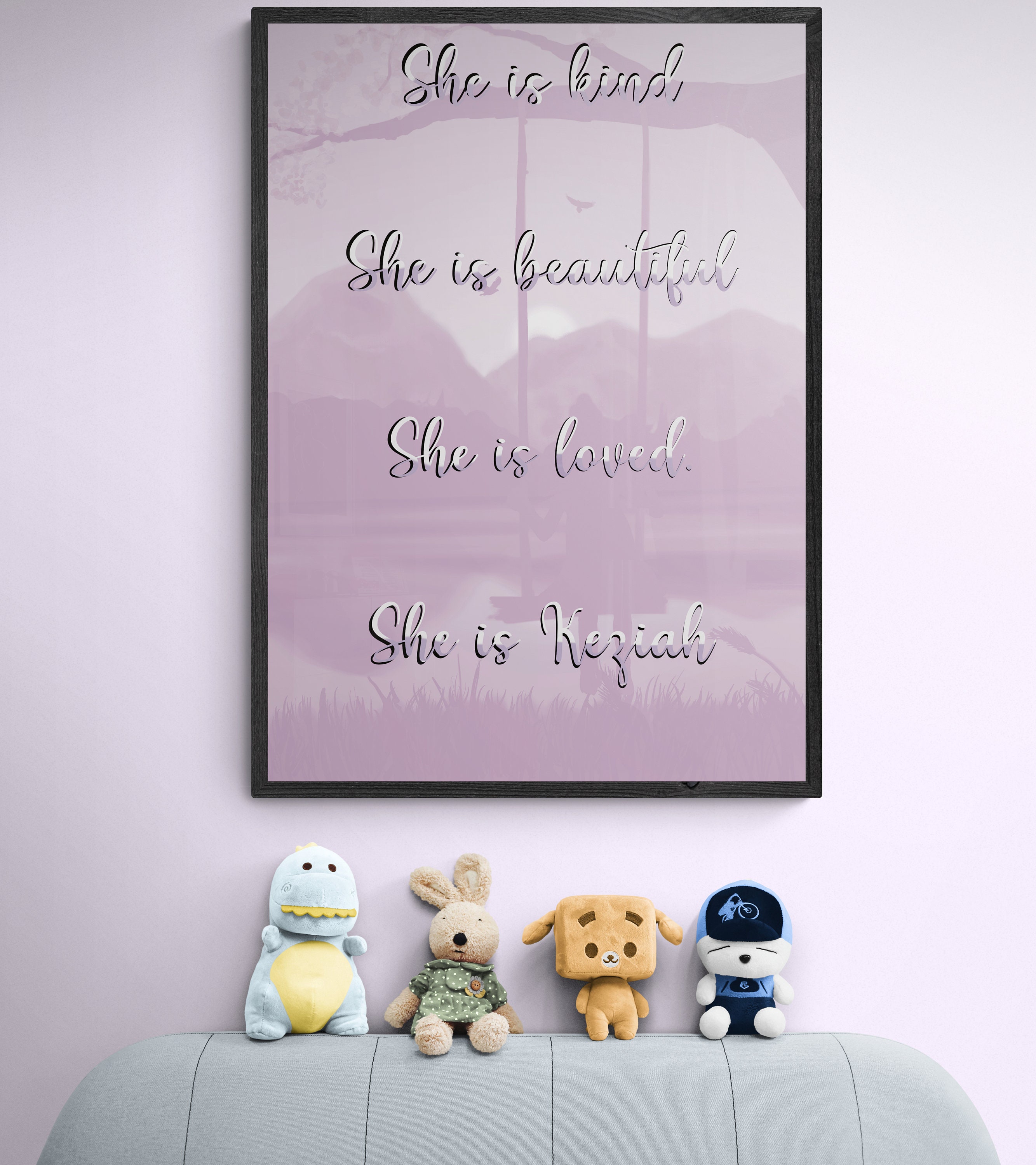 Personalisierte Kinderwandkunst Positive Zitate für Kinder Etsy