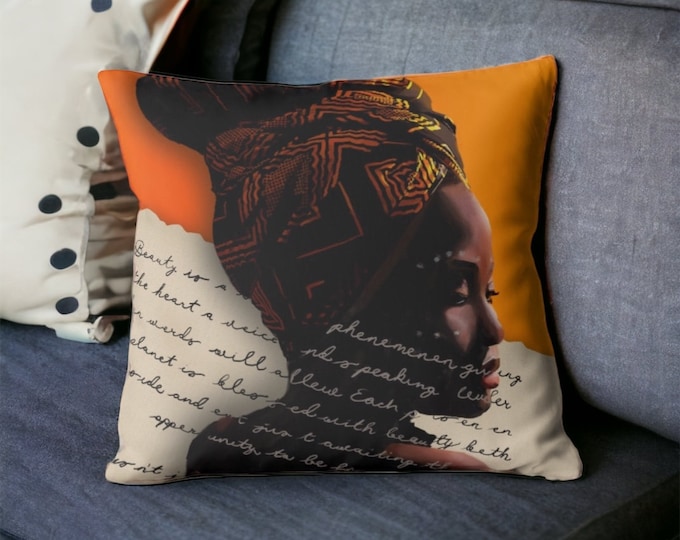 African Cushion, 45x45 Pillow, Authentic Pillow Cover, Home Decor, Christmas gift for mum, birthday gift for best friend, ethnic original