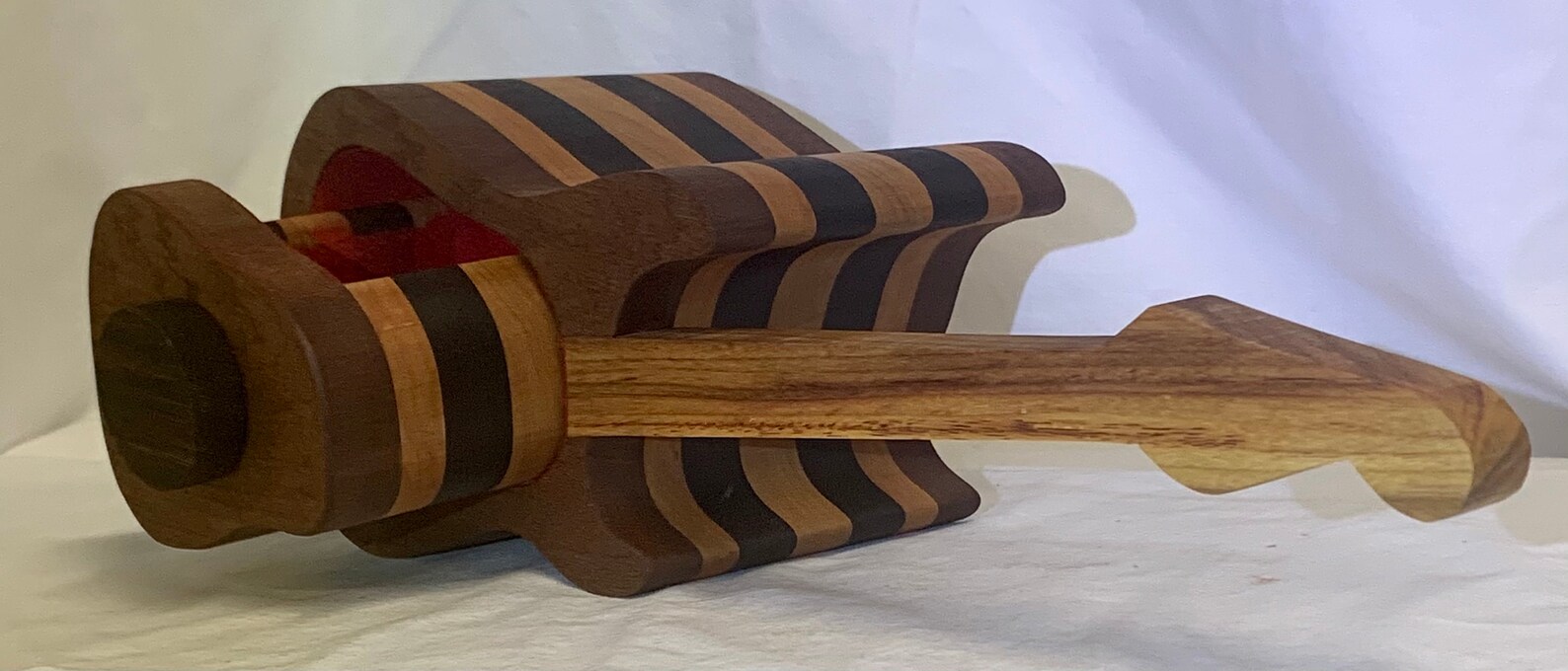 Guitar wooden bandsaw box storage box jewelry box wood box Etsy